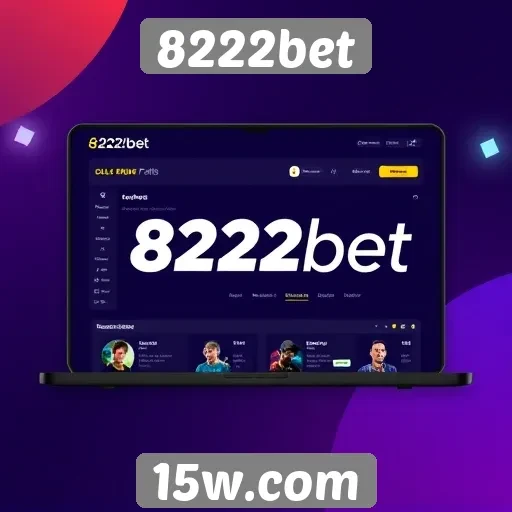 Interface do usuário do site 8222bet avaliada